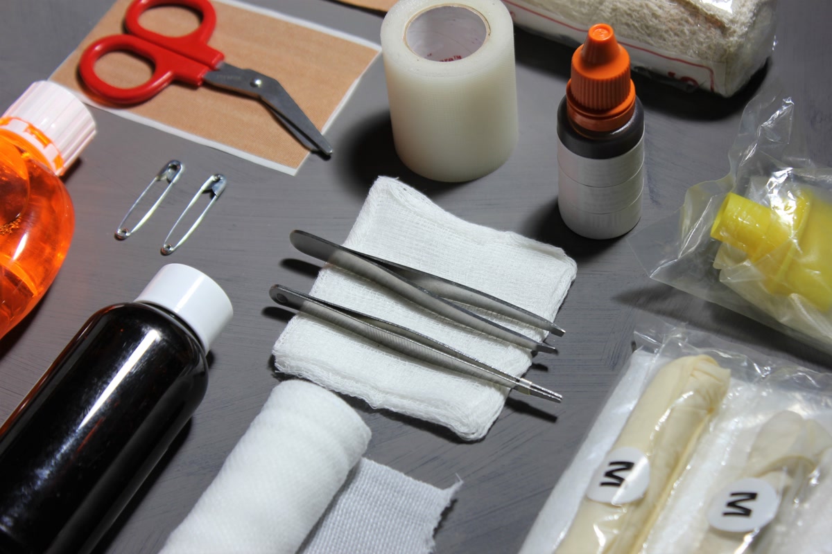 DIY dog first aid supplies