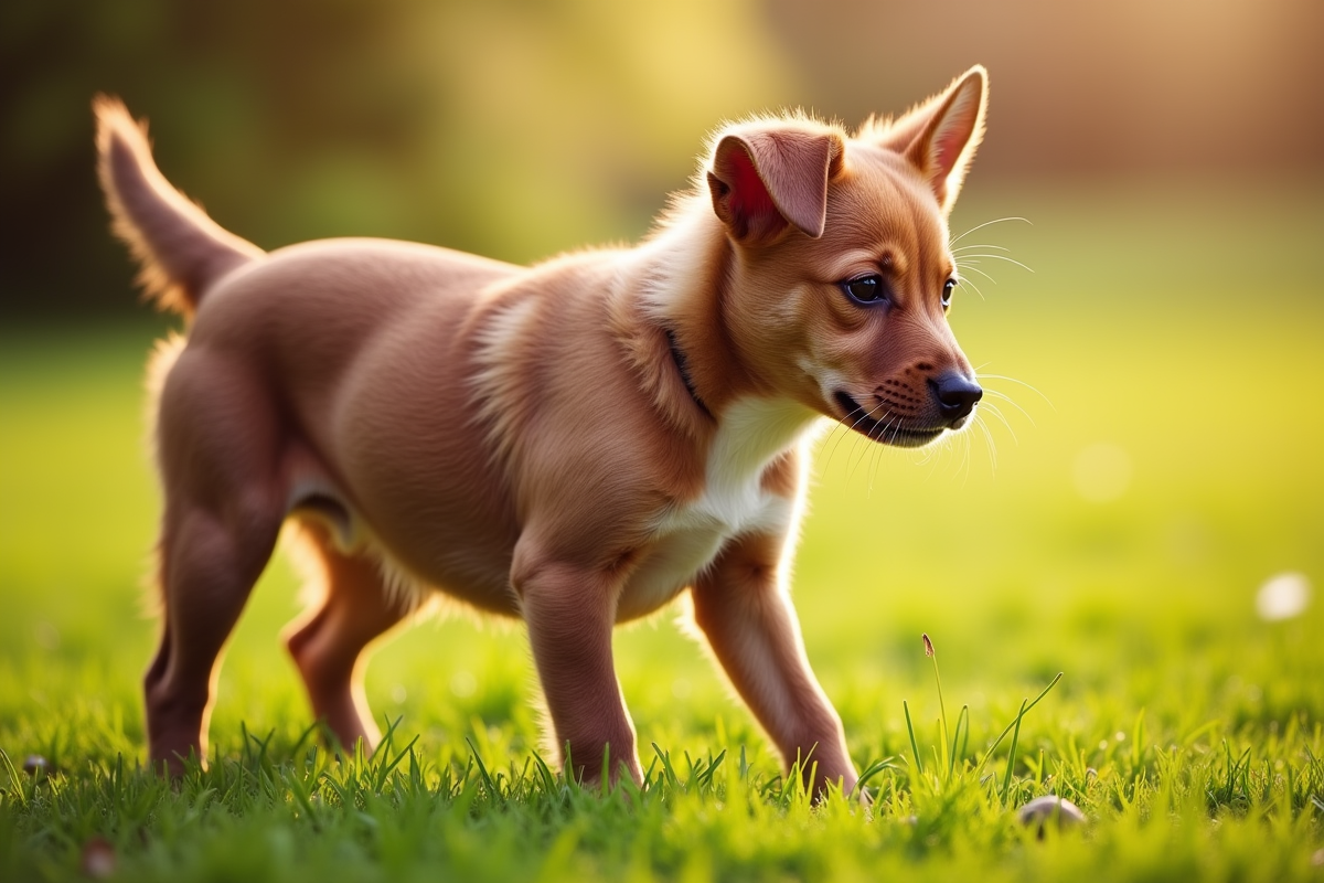 Dog scratching ear showing allergy symptoms