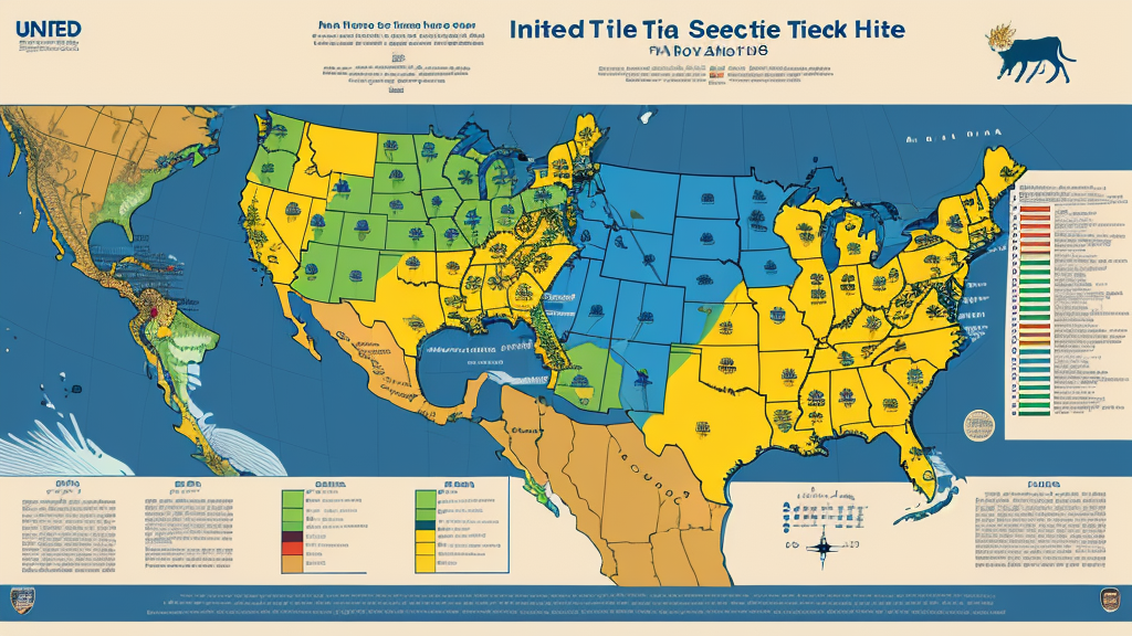 US flea and tick season map by region