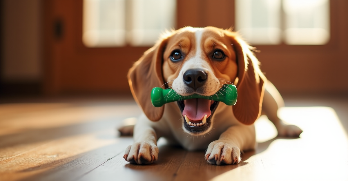 brushing dog teeth at home