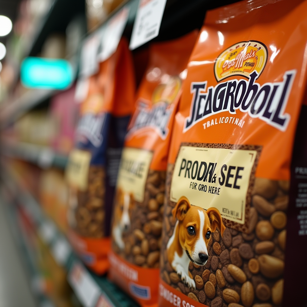 Price comparison of budget dog food brands