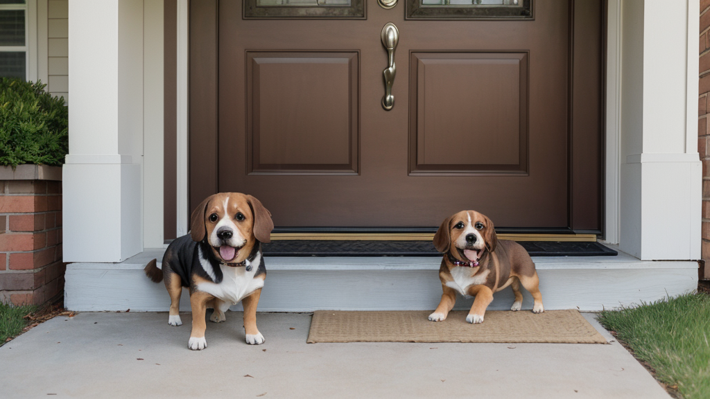 Dog food delivery box at a doorstep - autoship subscription savings