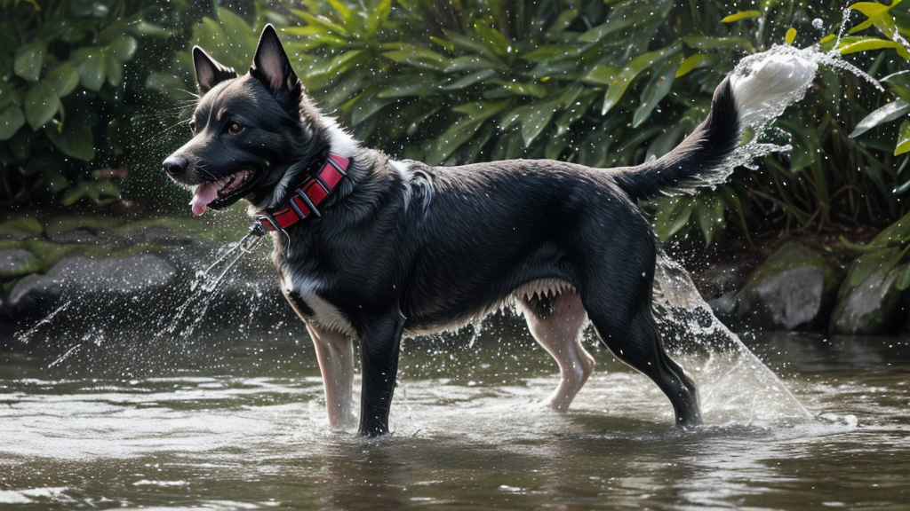 Padded and waterproof dog collars for large breeds
