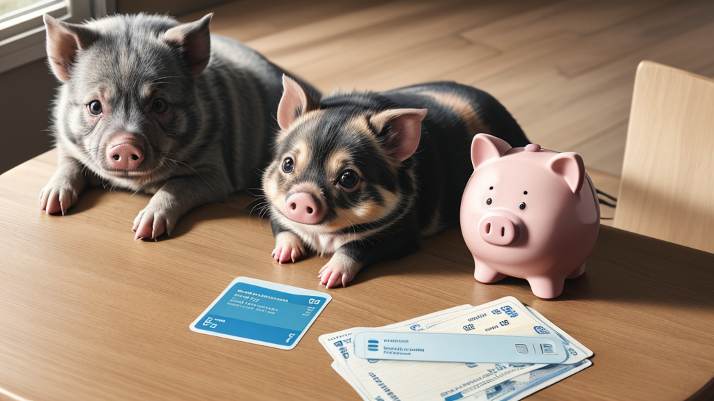Happy family playing with their healthy dog in the backyard with financial planning documents