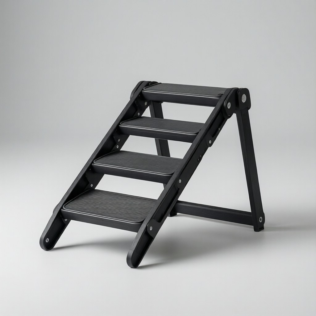 Niubya Portable Folding Dog Stairs