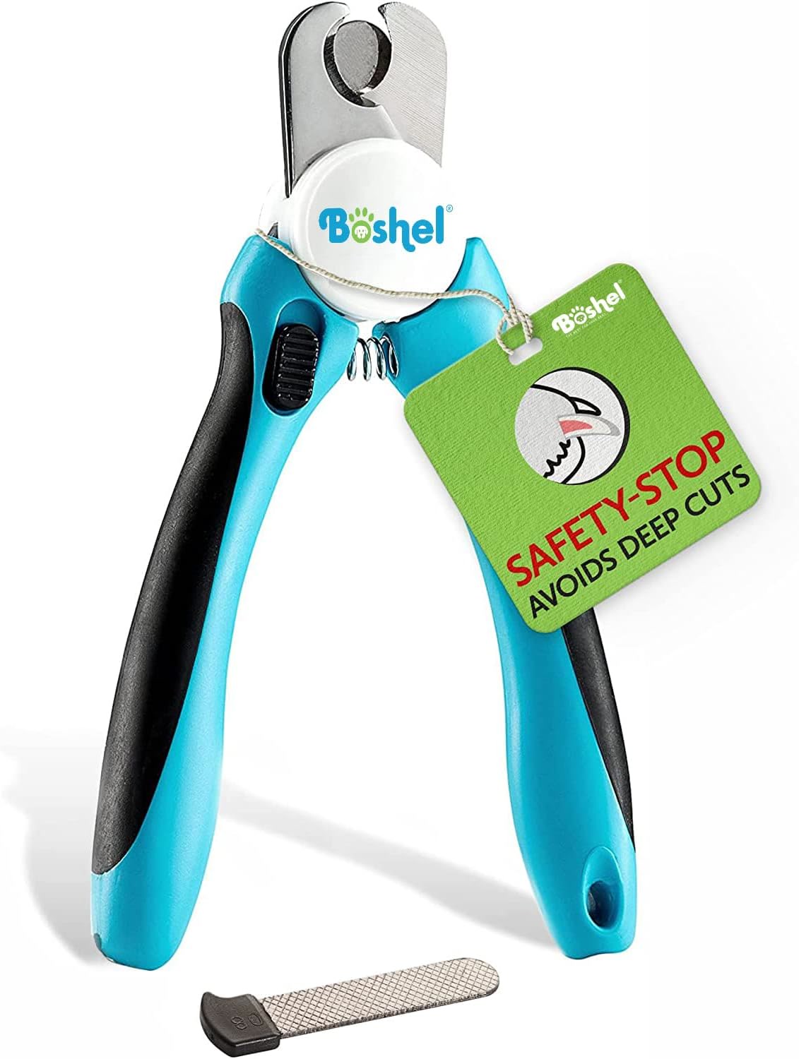 Boshel stainless steel dog nail clippers with safety guard