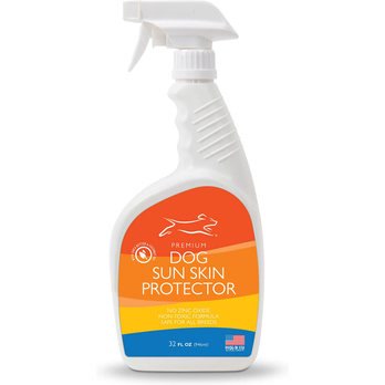 Dog sunscreen product photo