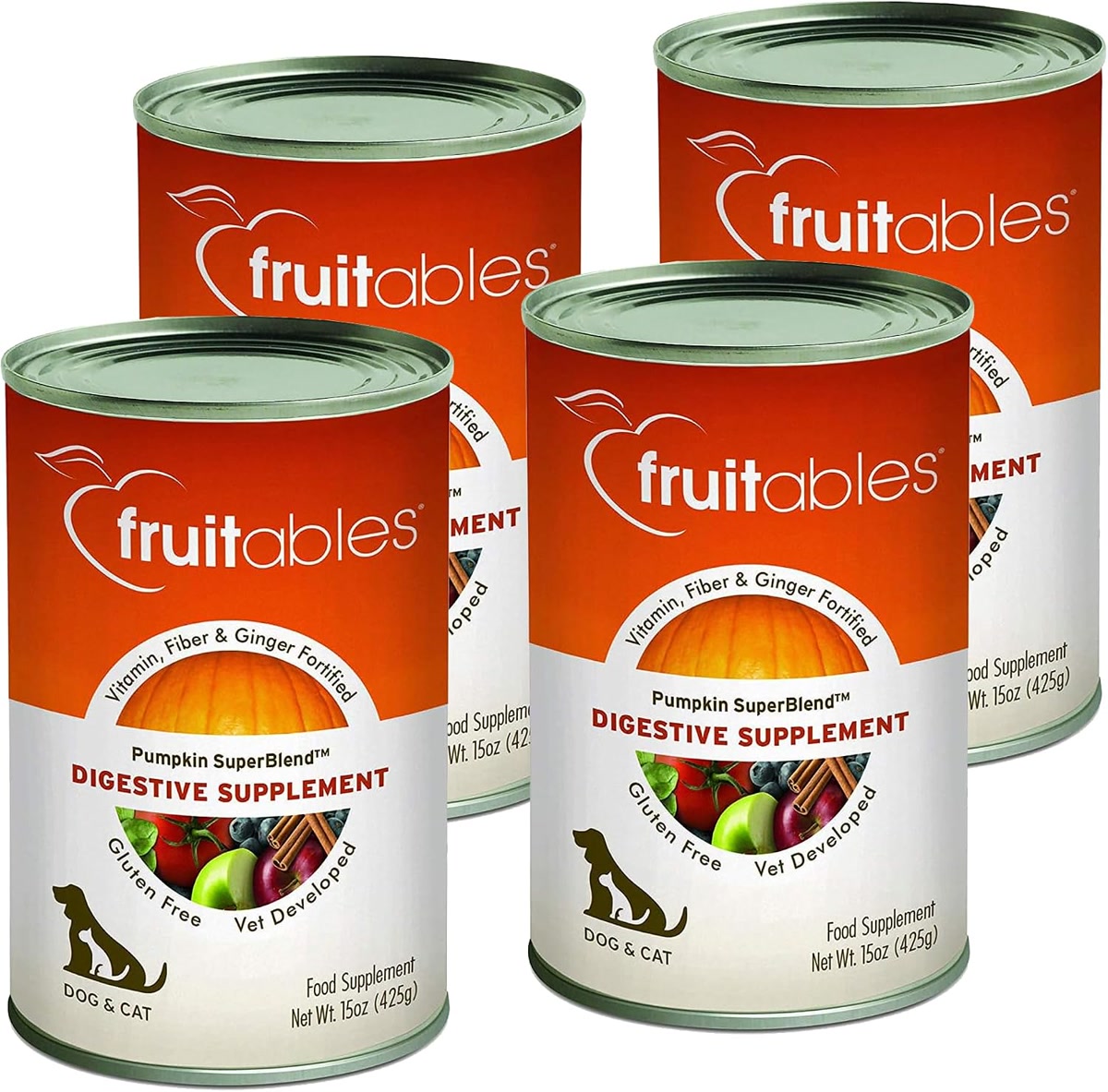 canned pumpkin digestive supplement for dog fiber