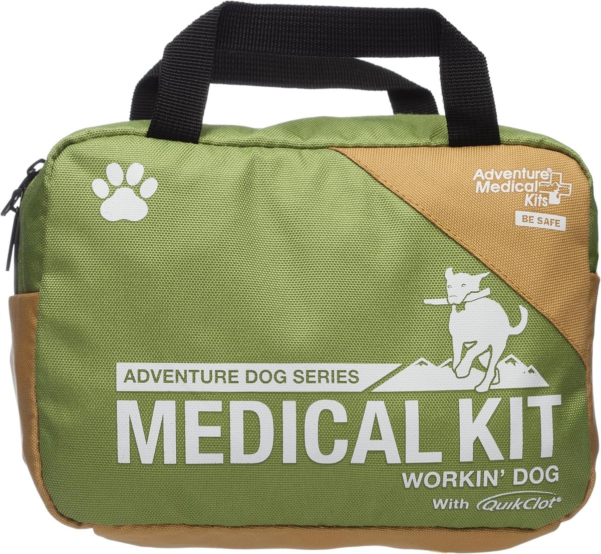 Pre-made dog first aid kit in a compact case with organized compartments