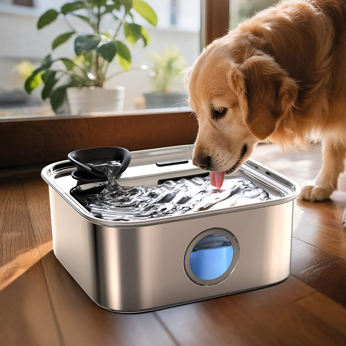 Oneisall PW07 Dog Water Fountain for Large Dogs, 10…