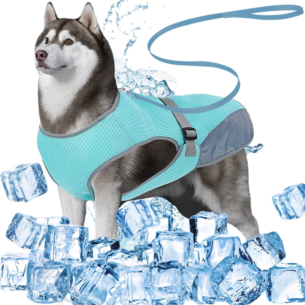 DKDDSSS Dog Cooling Vest, Dog Cool Jacket, Breathabl…