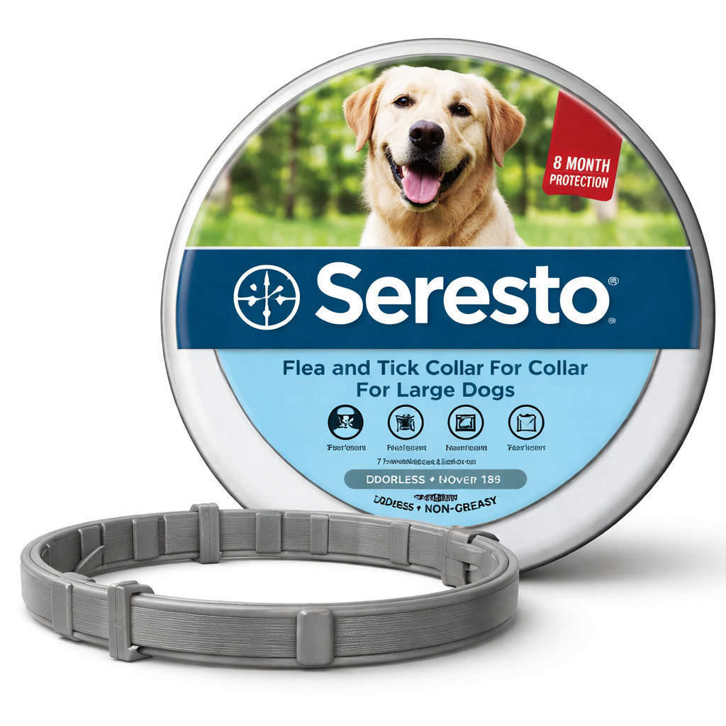 Long-Lasting Flea and Tick Protection with Seresto Collar for Dogs