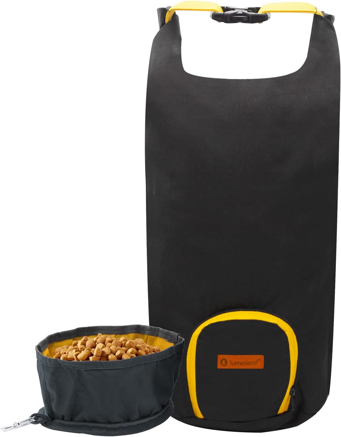 LumoLeaf Dog Food Travel Bag 40 Cups with Collapsible Dog Bowls 48oz, Extra Large Dog Food Storage C