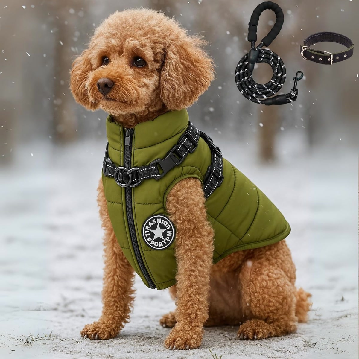 FurryKing 3 in 1 Winter Jacket, Waterproof, Windpr…