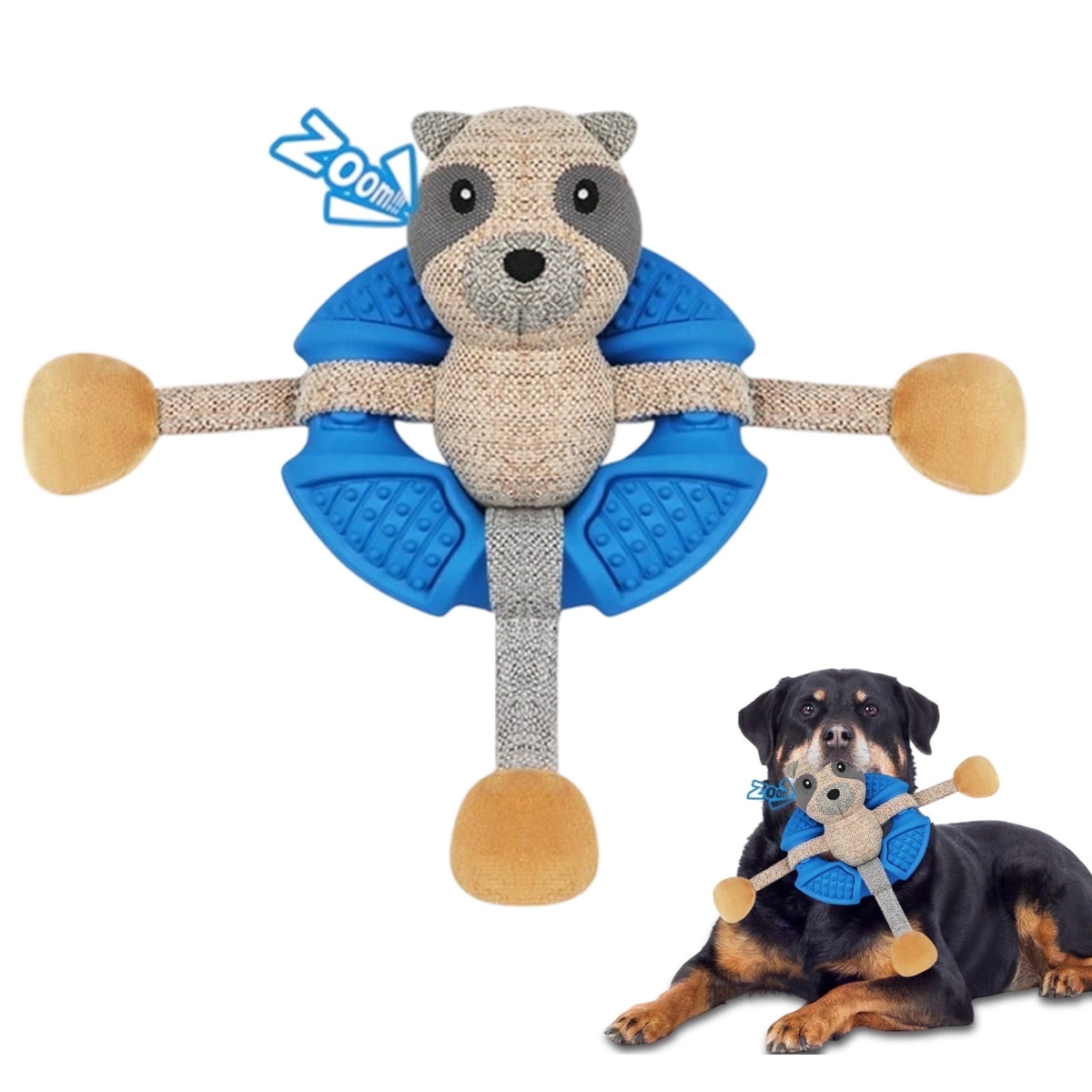 Durable Indestructible Dog Toy – Tough Chew for Str…