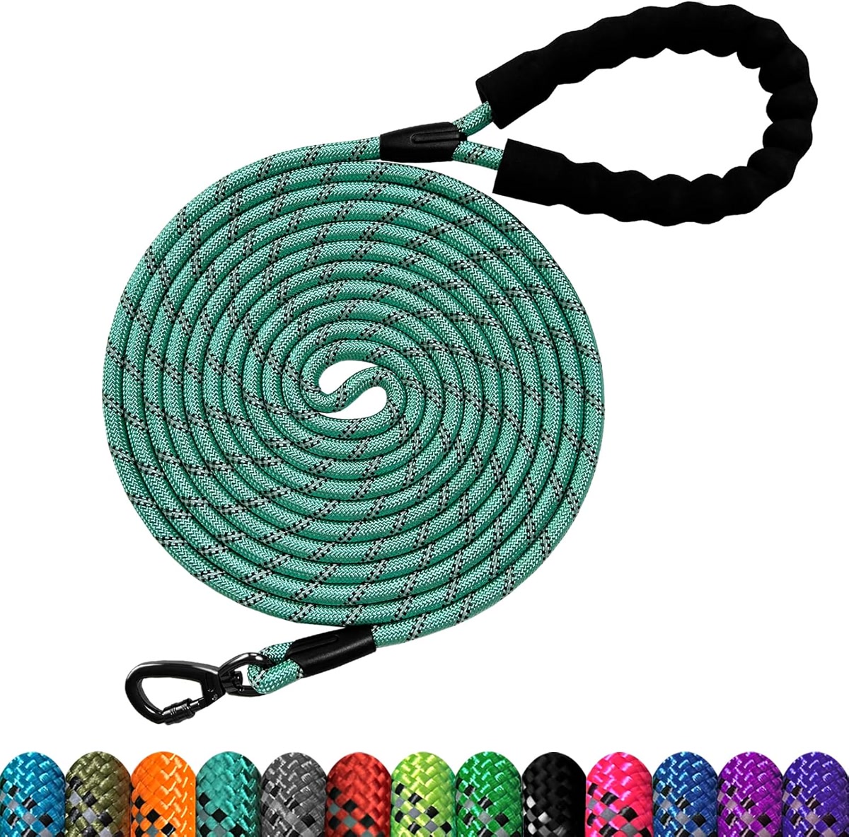 Long training leash rope product for dog recall training outdoors
