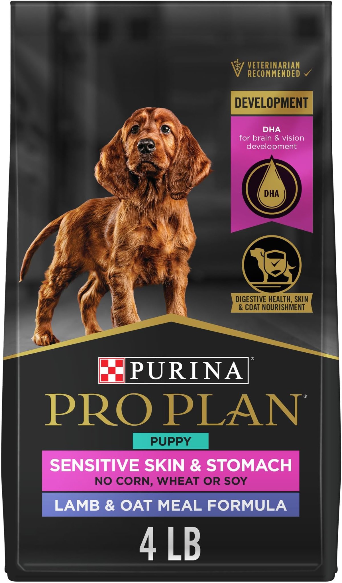 Purina Pro Plan Sensitive Skin and Stomach dog food bag product photo