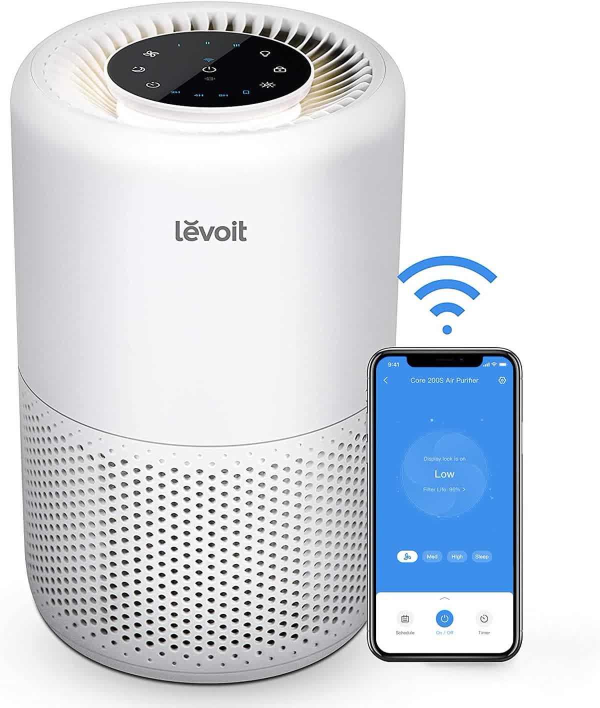 LEVOIT HEPA air purifier for home bedroom small room with washable pre-filter