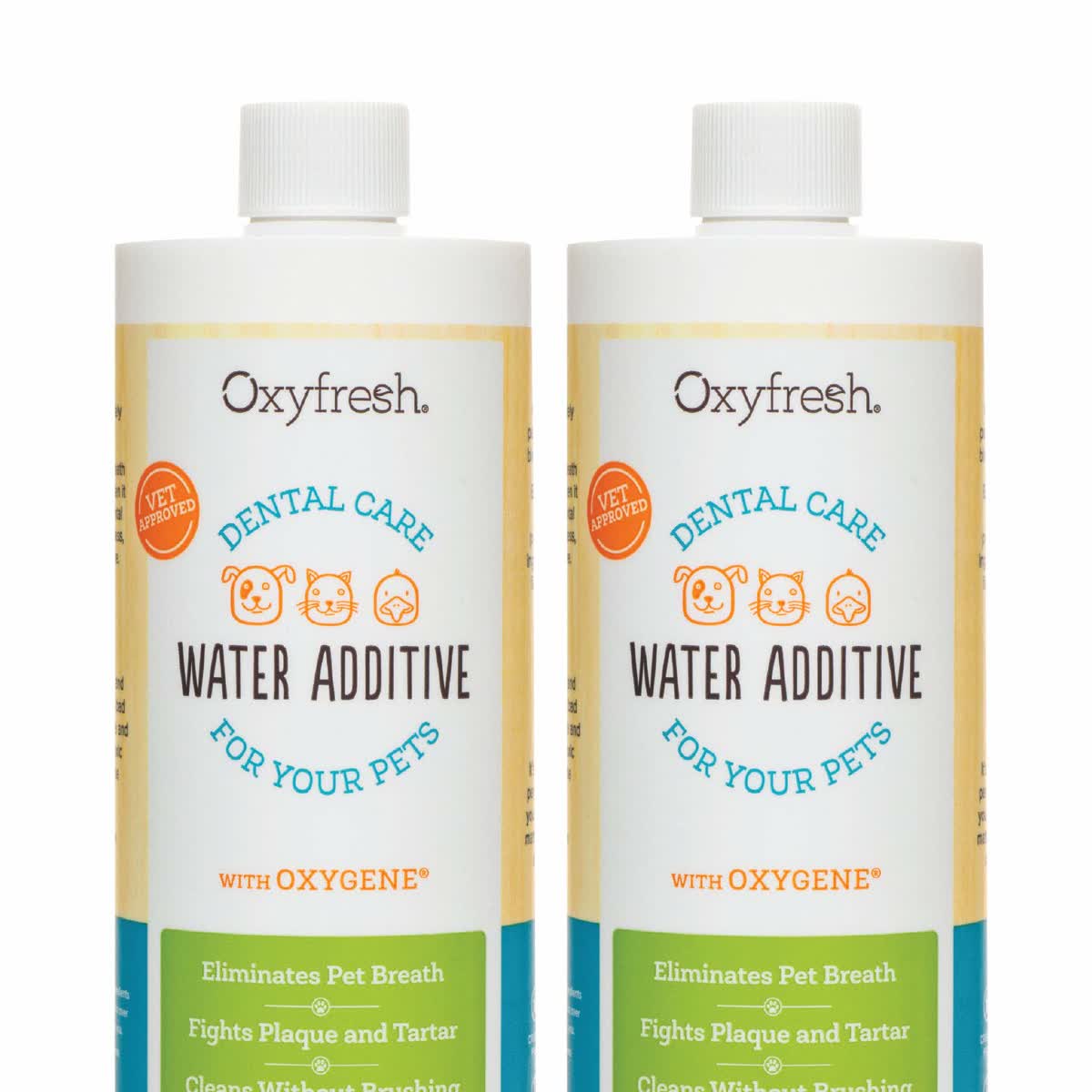 Oxyfresh premium pet dental care water additive bottle for cat and dog oral hygiene