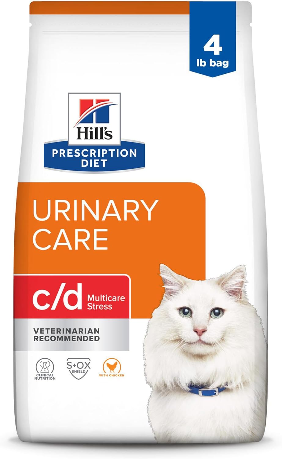 Hill's Prescription Diet c/d Multicare Stress urinary care dry cat food bag
