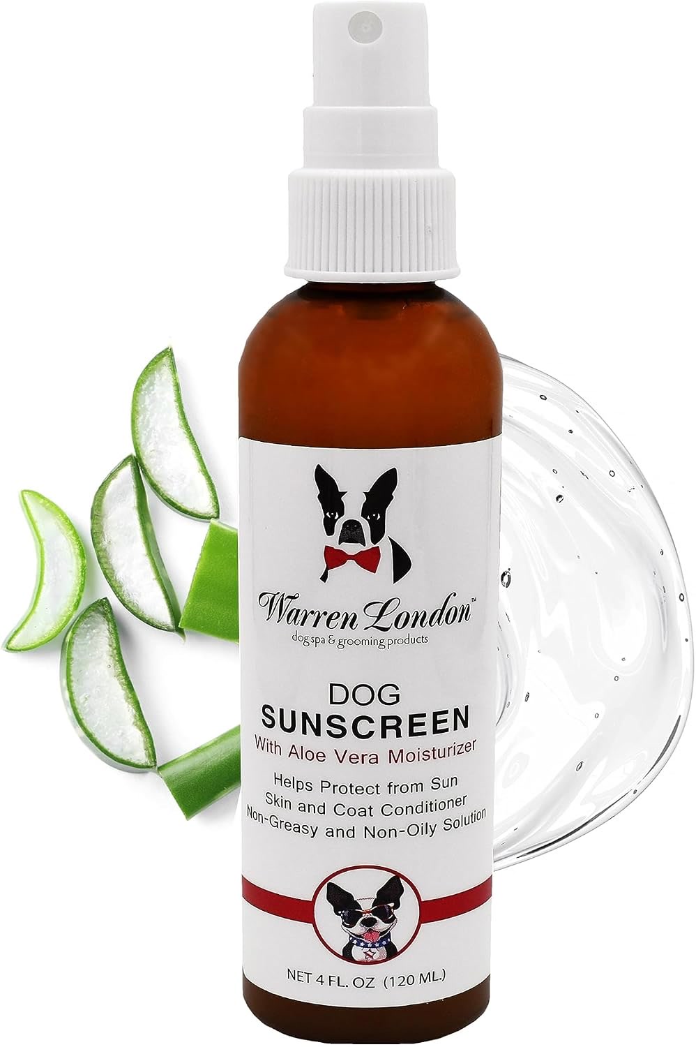 Warren London dog sunscreen spray bottle product photo