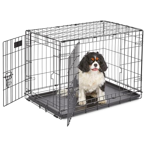 Midwest 30-Inch Double Door iCrate, for Medium Breeds, 21-40 lbs