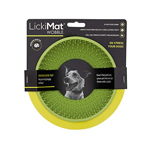 LickiMat Wobble, Dog Slow Feeder Bowl Lick Mat, Boredom Anxiety Reducer; Perfect for Food, Treats, Yogurt, o