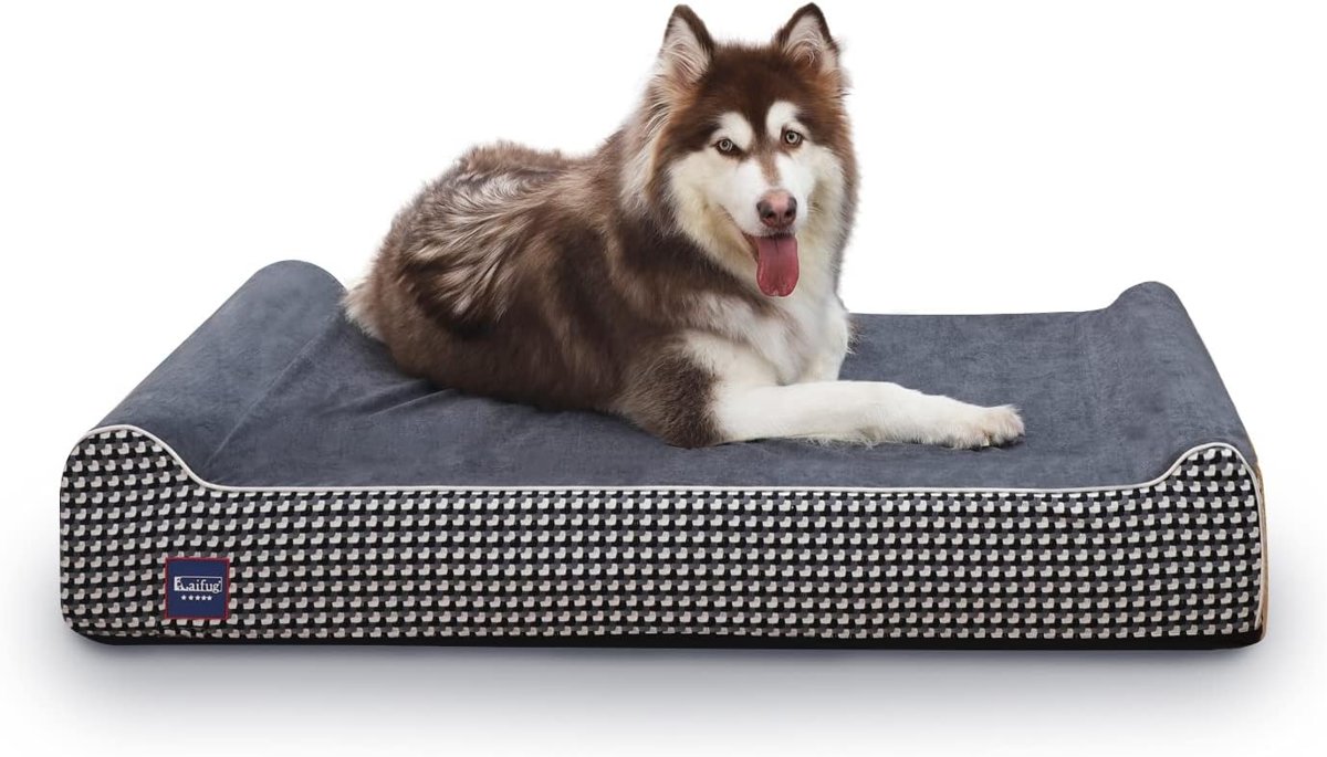 Orthopedic dog bed for large breeds