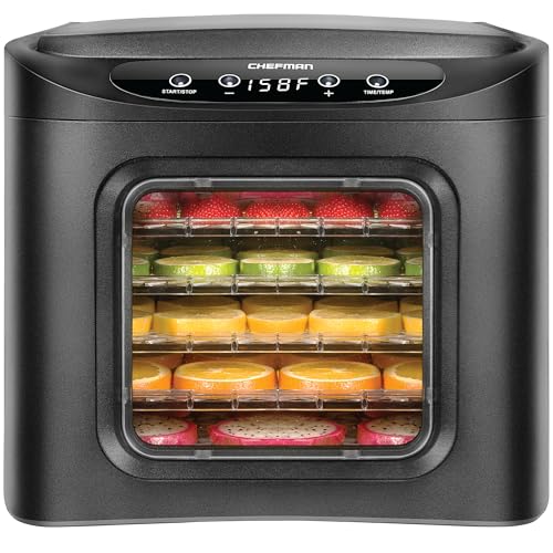 Check the price of the Chefman 6-tray dehydrator on Amazon