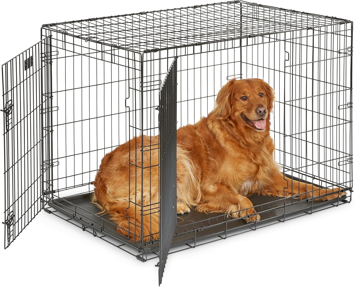 Midwest 42-Inch Double Door iCrate, for Large Breeds, 71-90 lbs