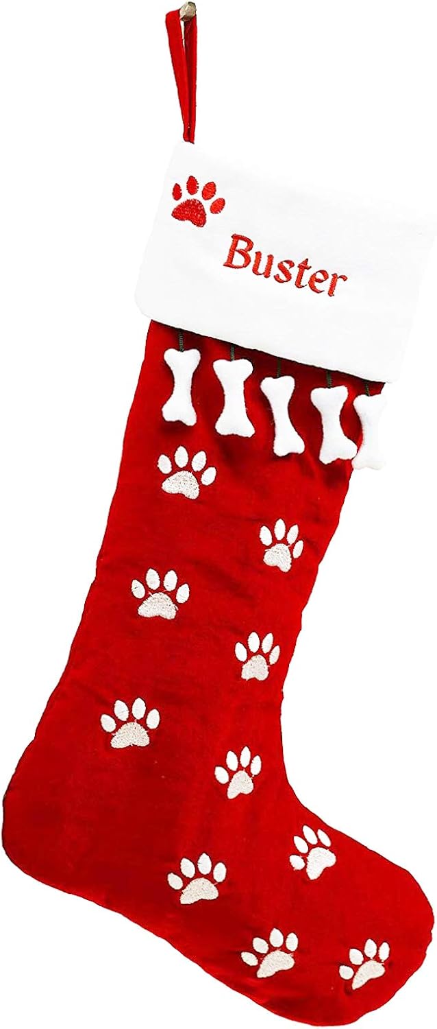 MerryStockings Red Velvet Pet Stocking