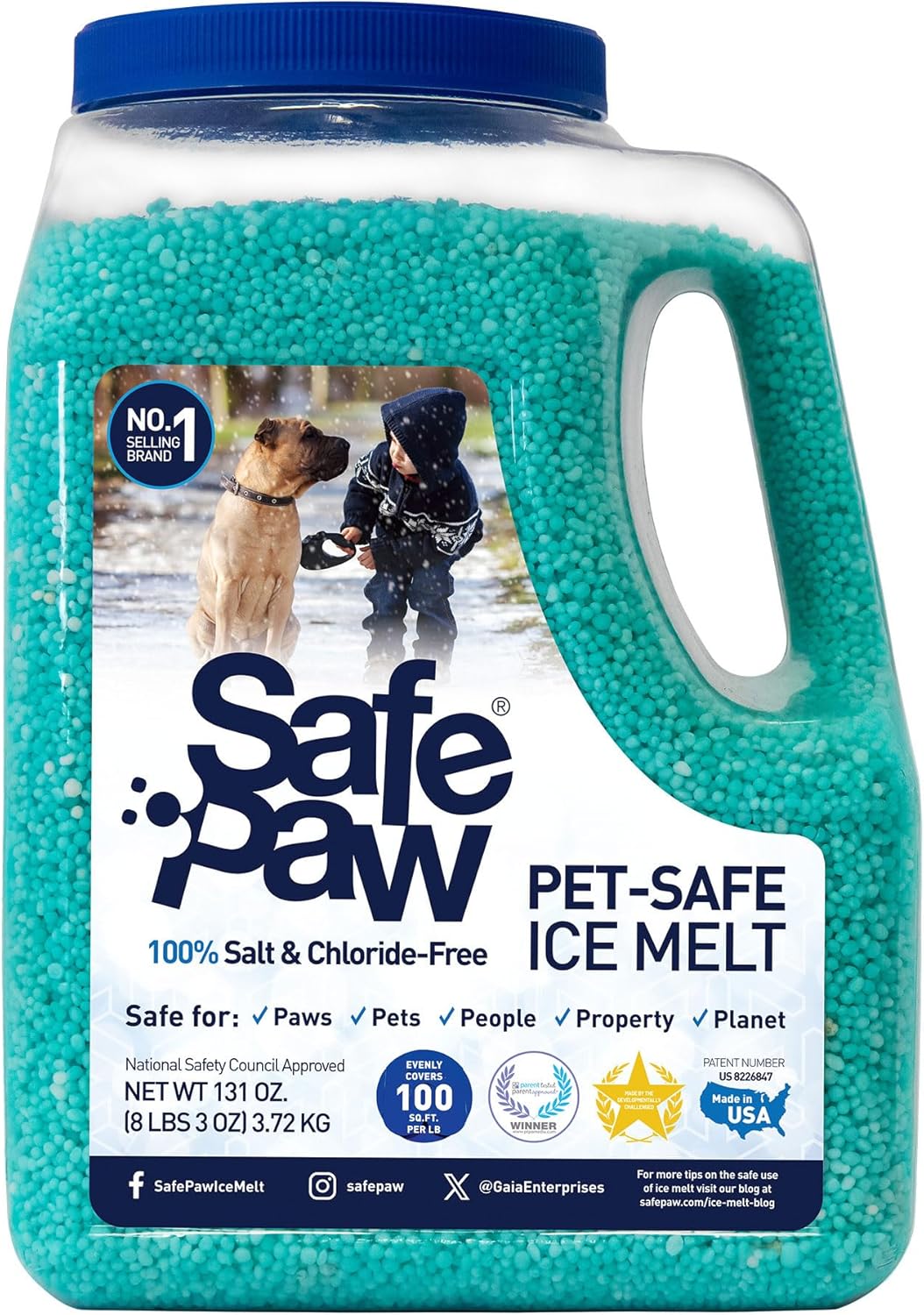 Safe Paw Pet-Safe Ice Melt 8 lb jug