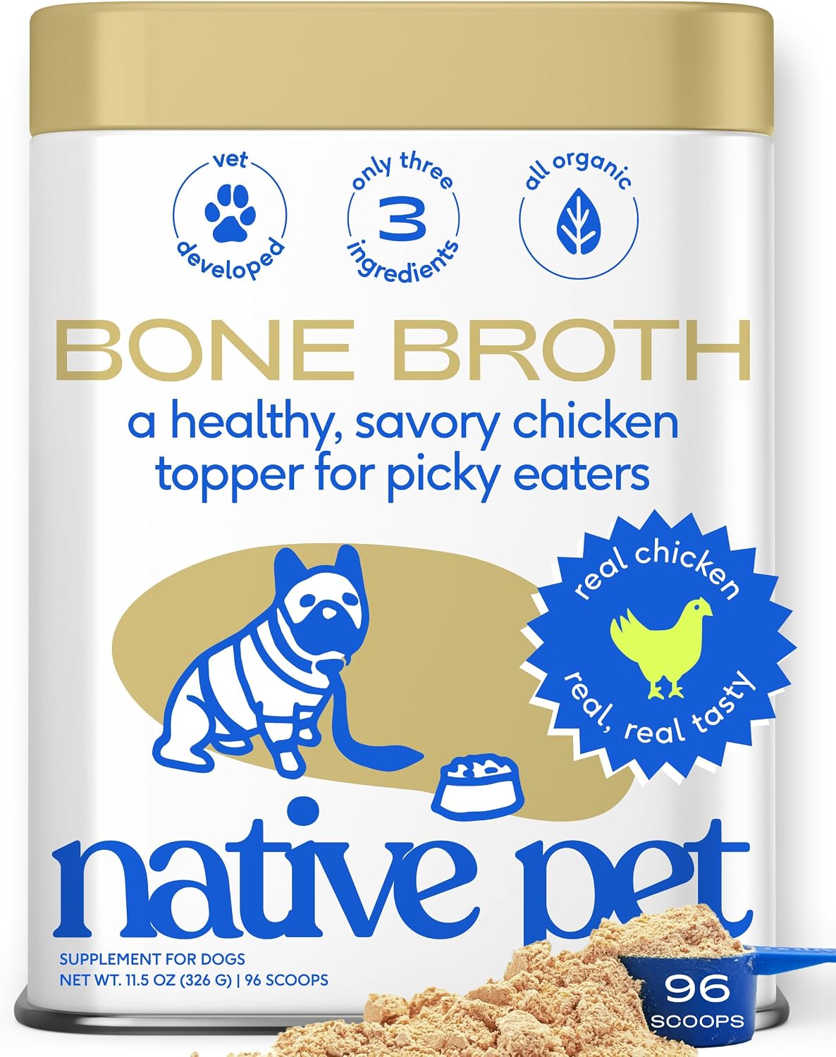 Native Pet Chicken Bone Broth Powder
