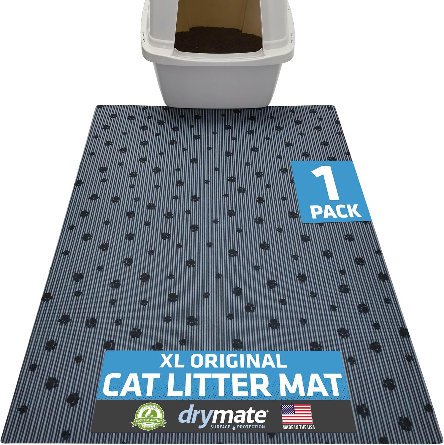 Drymate litter trapping mat