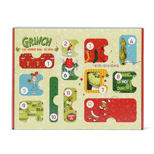 Grinch advent calendar for cats