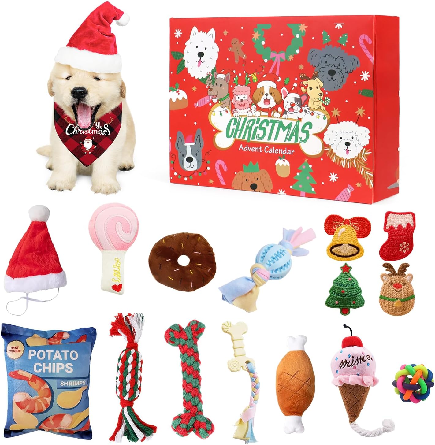12-day toy-and-treat countdown