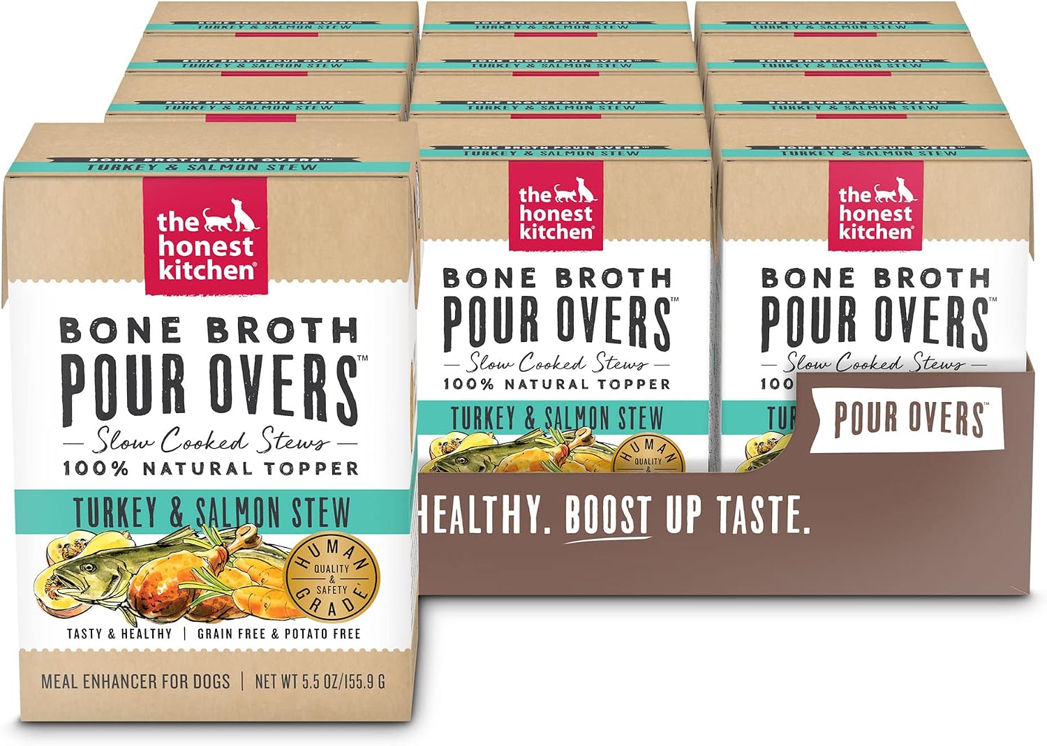 The Honest Kitchen Pour Overs Turkey and Salmon