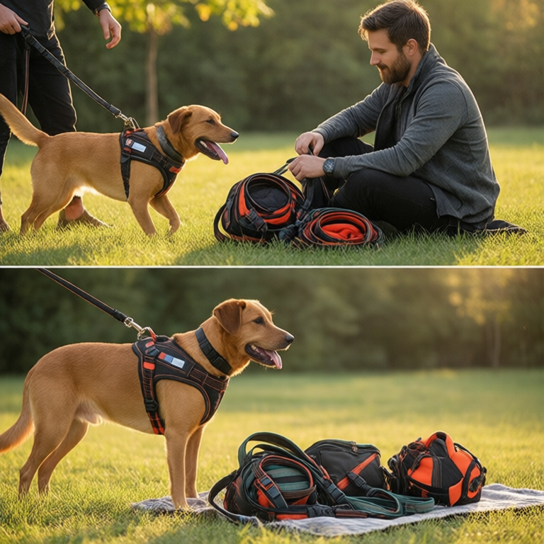 Best for Pullers: A Short Traffic Leash (With a Front-Clip Harness)
Heres th