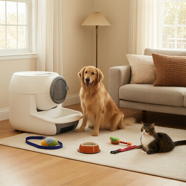 Litter-Robot 4 — The $700 Reference Point
The Litter-Robot 4 is the sifting g