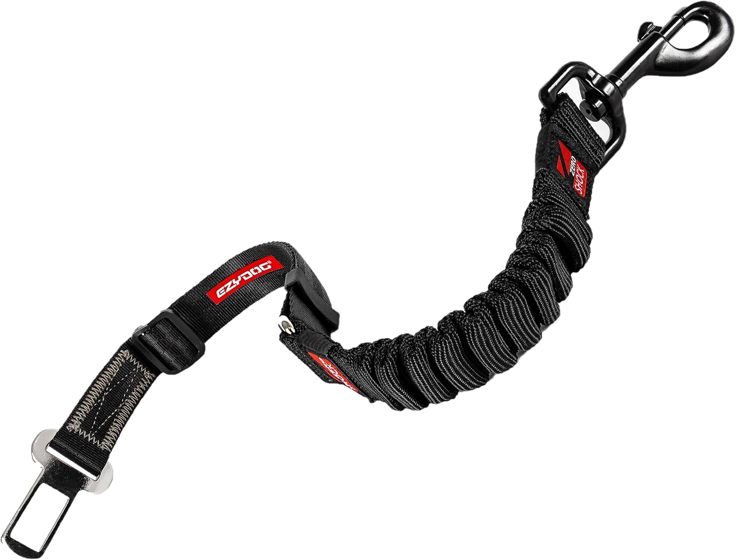 EzyDog Zero Shock Click - Bungee Dog Seat Belt Car Restraint - 20in - 26in